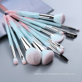 Soft Dense Wood Handle Makeup Brushes Set